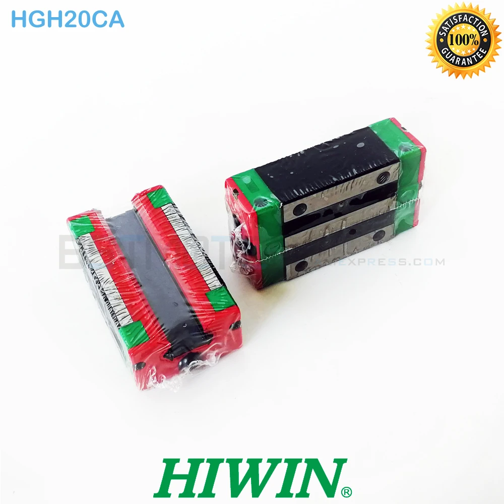 Подлинная HIWIN 20 мм HGR20 линейная направляющая 2 шт. 1100 мм рельсы 4 шт. HGH20CA Линейный Блок слайдов HGH20CA2R1100ZAC