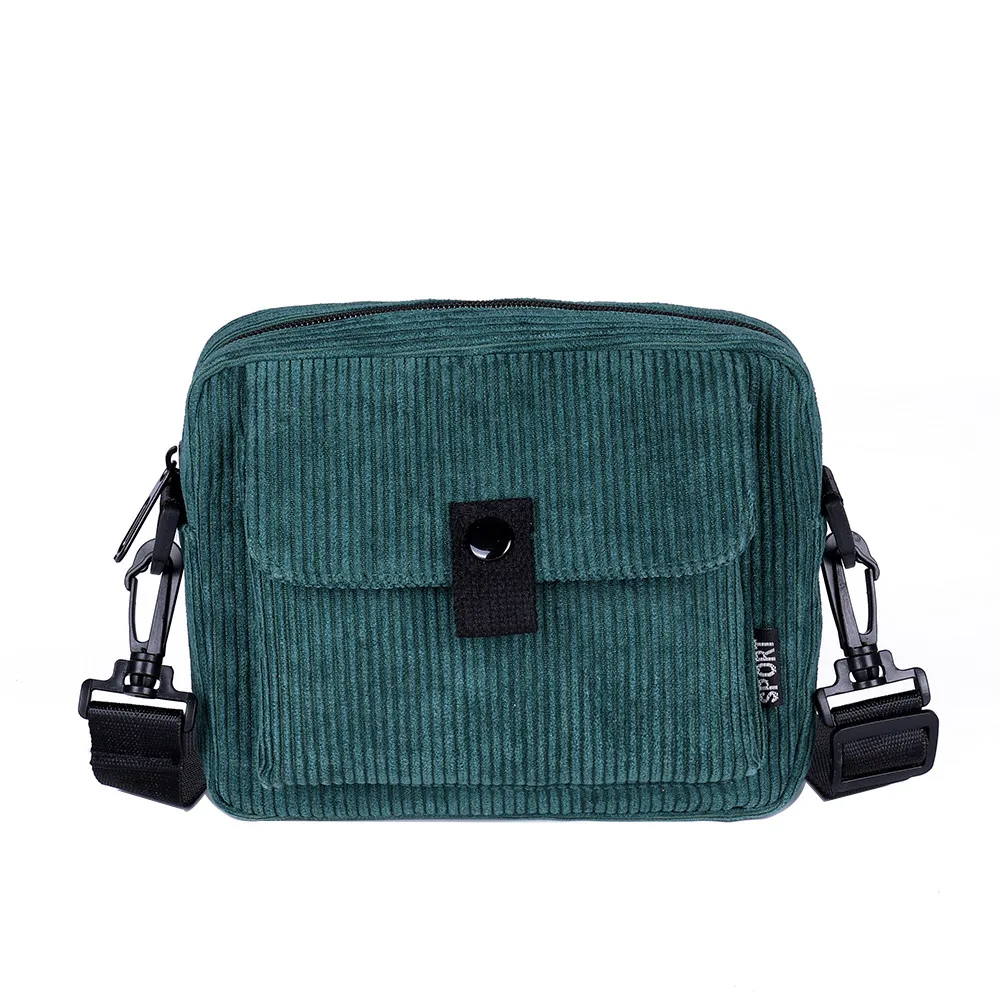 Женская сумка через плечо, модная Уличная Повседневная сумка через плечо, холщовая женская сумка-мессенджер, bolsos mujer de marca famosa - Цвет: Зеленый