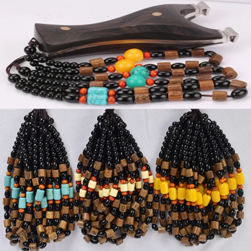 

3pcs Slingshot Pendant Slingshot Non-slip Pendant Flat Leather Slingshot Leakage Slingshot Shooting Lanyard Beads