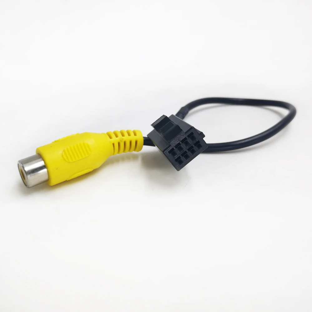 

Biurlink 2 Styles Car DVD Navigation RCA Cable Rear View Camera Reversing Video Input Adapter 8Pin Plug For Caska D106 D116 HBS