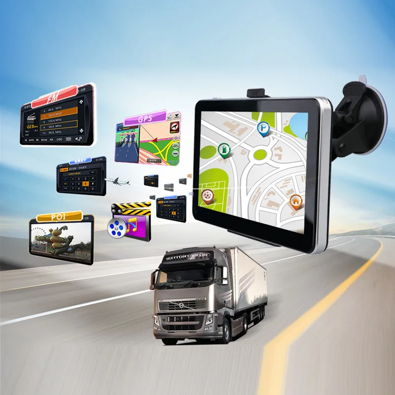

New Car GPS Navigation 7 inch 8GB MP3/MP4 FM 800 x 480 Touch Screen Muti-media player Truck GPS Car navigator