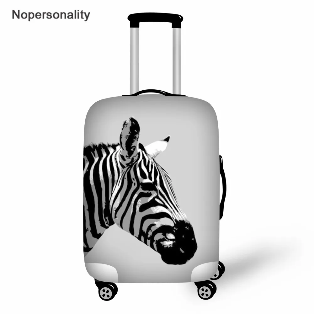 Nopersonality Zebra аксессуары для путешествий Эластичный Защитный чехол для багажа подходит для 18-32 дюймов чехол для тележки чемодан пылезащитный чехол - Цвет: Z3354