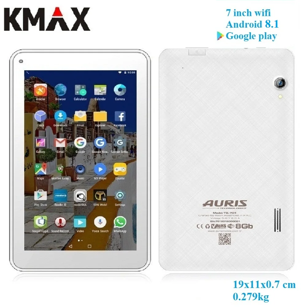 

KMAX 7 inch wifi android 7.0 Tablet PC WIFI Quad Core IPS Bluetooth 32GB TF Card Googleplay Tablets for children