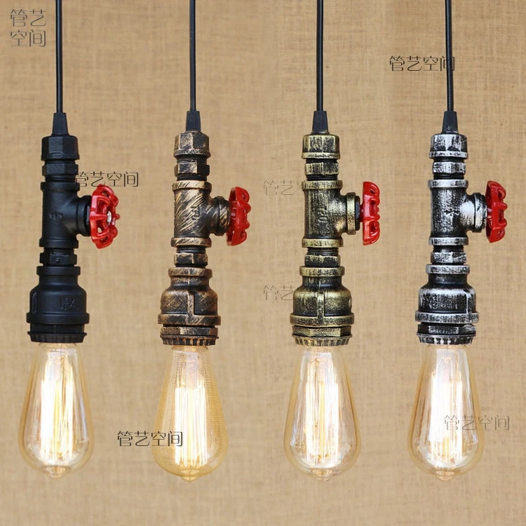 Retro Vintage Rope Pendant Light Lamp Loft Creative Living Room Industrial Bulbs