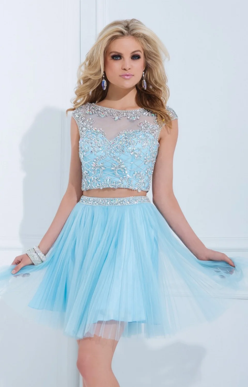 2 Piece Short Prom Dresses