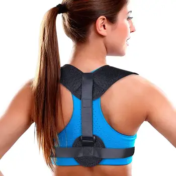 

Posture Corrector for Women Men Relieves Upper Back Shoulders Pain Corrects Bad Posture Clavicle Support Adjustable Brace