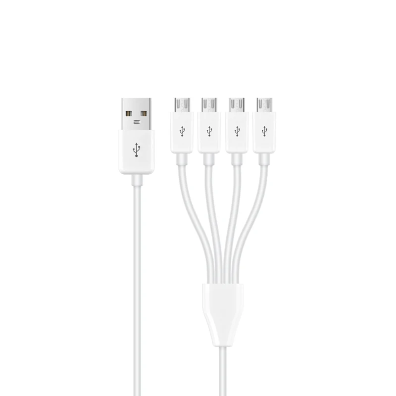 50 см 4 в 1 кабель зарядного устройства микро usb питания USB сразу|Кабели для