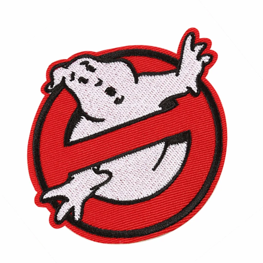 New 90*81mm Embroidered Ghost Busters Sew Iron On Patch Badges Bag Hat Jeans Applique