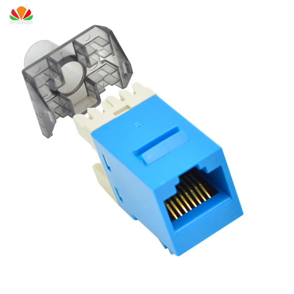 Adaptador RJ45 Hembra-Hembra UTP Cat6A Keystone