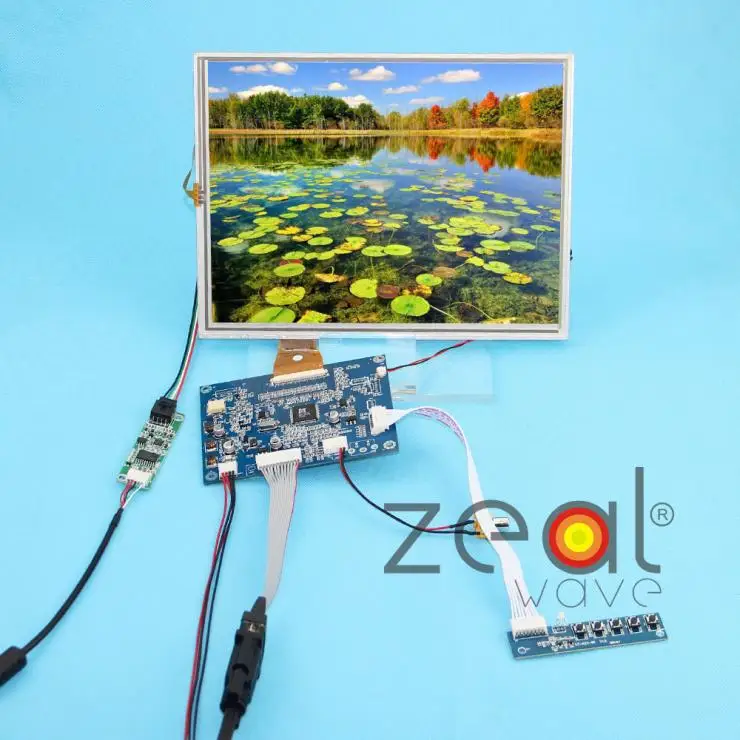 

10.4"Inch A104SN03 800x600 4:3 TFT LCD Display + (VGA+AV) Driver Controller Board Card+Touch Panel