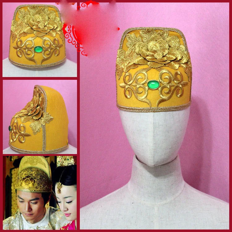 16 видов конструкций древних китайских ученых шляпа мужской Тиара для волос для ТВ играть Императорского Doctress Ming династии Тан парик принца тиара