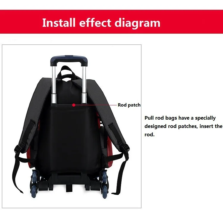 3-Wheel-Fold-Pull-Rod-Bracket-Roll-Cart-Trolley-School-Bags-easy-climb-the-stairs-mochila-infantil-rodinha-mochilas-school-kids-4
