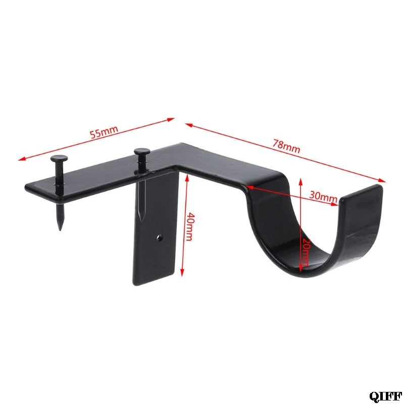 Прямая поставка и 2 шт. практичные занавески кронштейны для карниза прочный карниз для шторы держатель для дома MAY28
