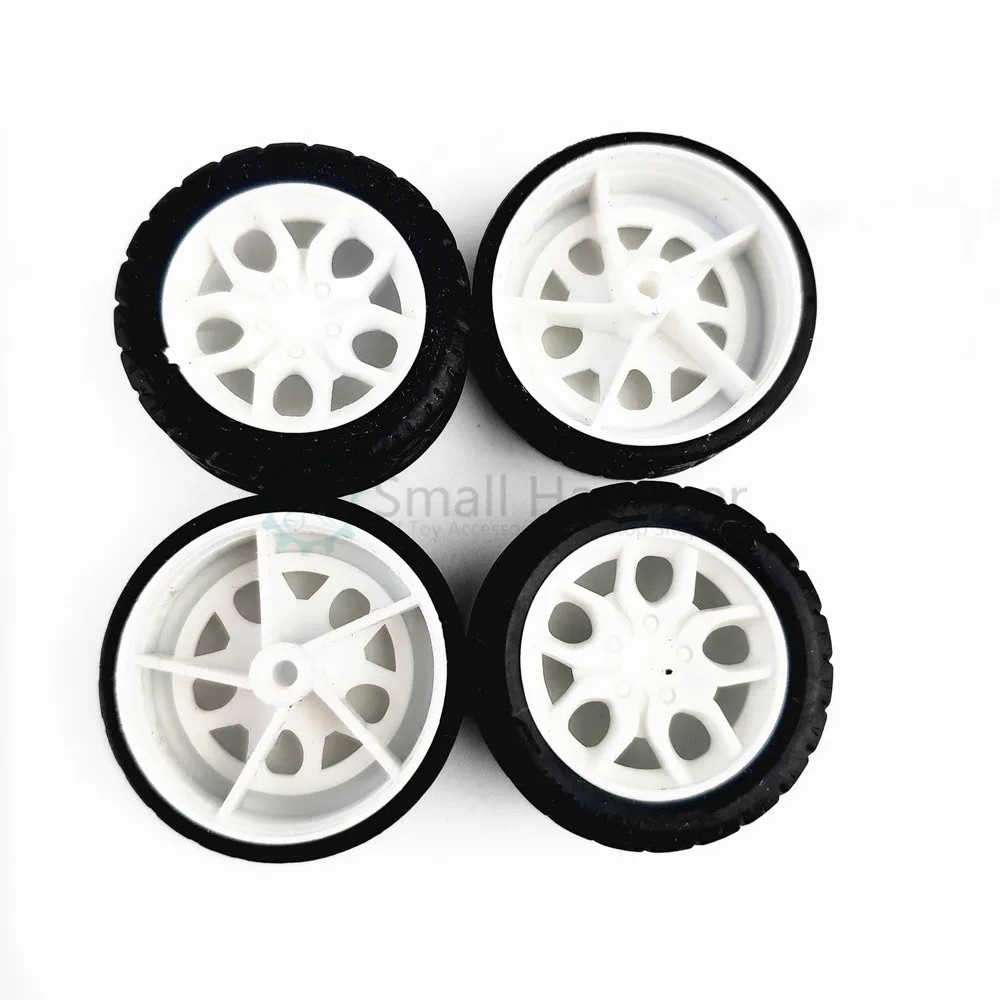 1pcs Diameter 30mm Tires Rubber Toy Car Wheel Part DIY model