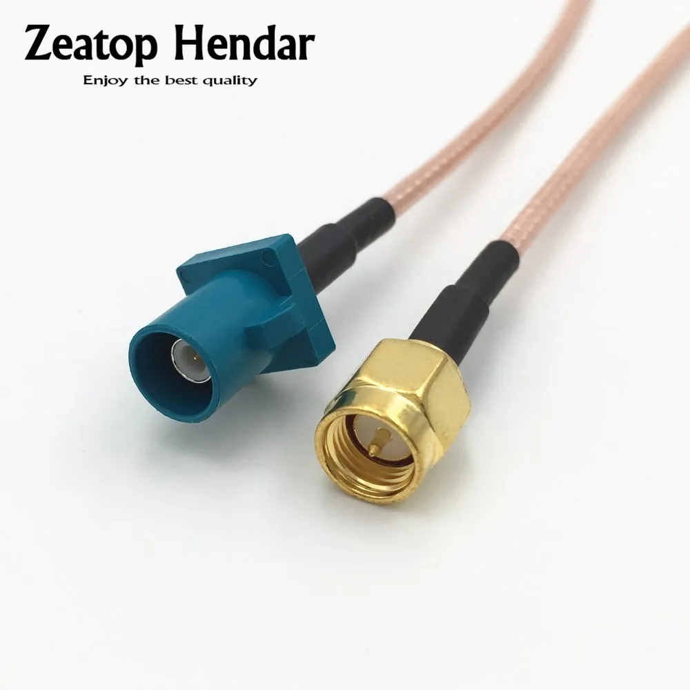 Cavo Estensione Antenna Fakra Z Femmina - 50 Cm Per Auto Radio GPS Navigazione FM AM - Foto 7