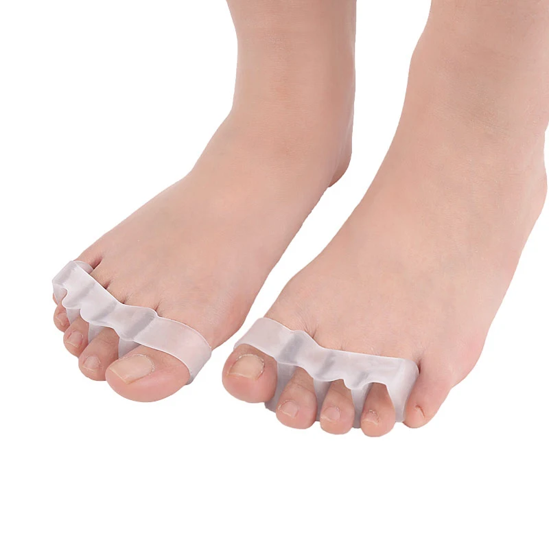 1Pair Toe Separator,Toe Spacers, Rubber Toe Stretchers, Sports