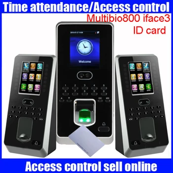 

Multibio800/iface3 face and fingerprint time attendance access control with ID car