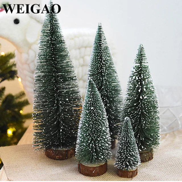 Weigao 10 15 20 25 30cm Mini Christmas Tree Ornaments Diy Weigao 10 15 20 25 30cm Mini Christmas Tree Ornaments Diy