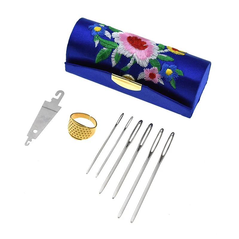 Looen 9pcslot Big Eye Blunt Needles Mix 3 Size Long Large Hole Not Sharp Sewing Knitting Embroidery Tools Women Hand DIY Tools (3)