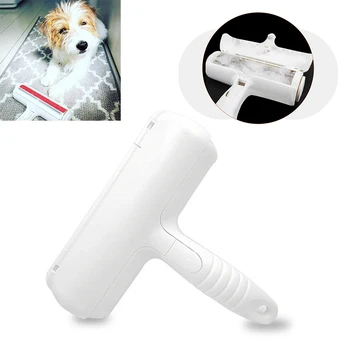 

2 Way Self-Cleaning Lint Pet Hair Remover From Cloth Sofa One Hand Operate