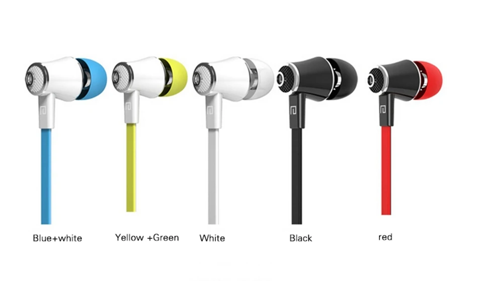 Hi-fi Earphones In Ear Color Headphone with Microphone Headset for iPhone Android Mobile Phone MP3 Bass Earbuds Stereo Earphone  (1)
