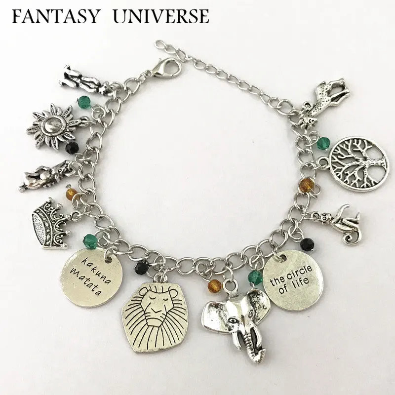 

FANTASY UNIVERSE Freeshipping 1pc a lot The Lion King charm bracelet DEOJI02