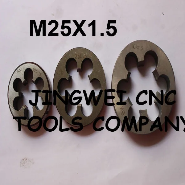 

hss round thread die M25x1.5 hwith fine pitch