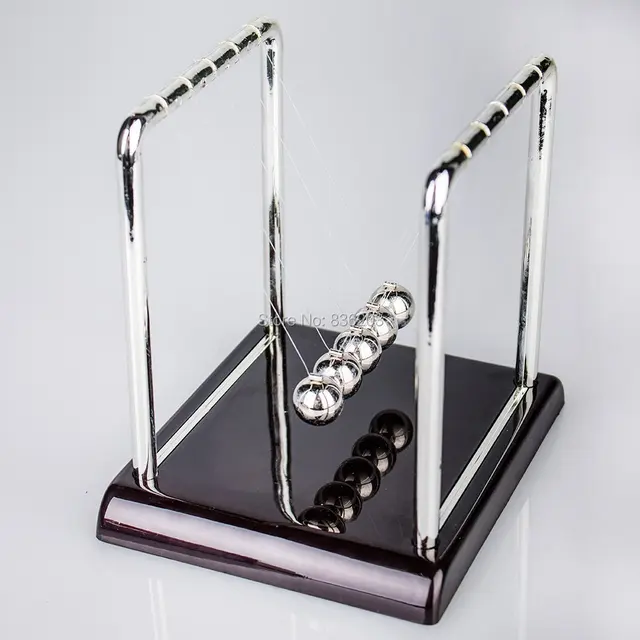 Small Newtons Cradle Pendulum Endless Entertainment Steel Small Newtons Cradle Pendulum Endless Entertainment Steel Balance Ball Physics Science Educational Desk Toy