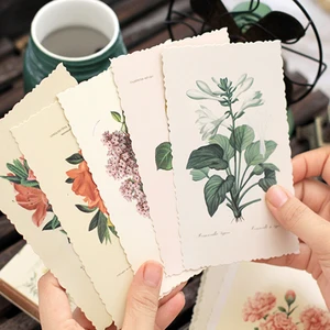 Image 2 - 4packs/lot Vintage Mood for Love Museum Postcard Herbal Plant Flowers Greeting Card/wish Card/Fashion Gift