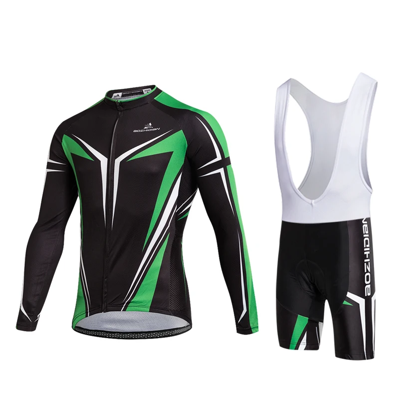 

2019 summer Cycling man set cycling clothing bicycle clothes bib pants and shorts multi sizes long sleeve high quality polyester