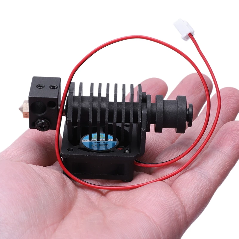 3D-принтеры часть металлический 0,4 мм XCR-BP6 J-head экструдер Hotend комплект с 24V 3010 вентилятор охлаждения для 1,75 мм нити(Низкотемпературный 24V