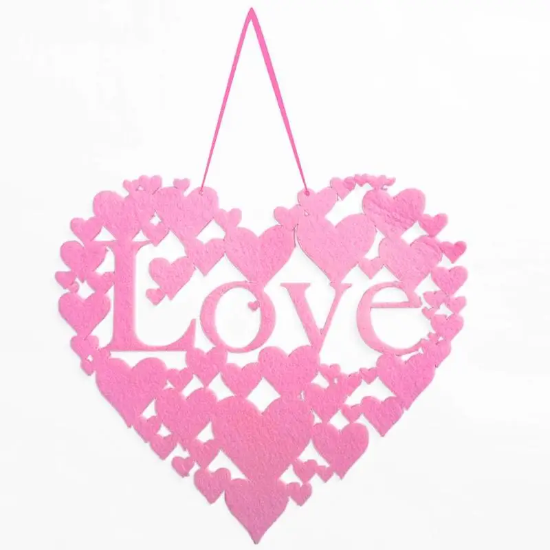 Любовь нетканый материал настенная доска таблички знаки Валентина день, Декор - Цвет: a