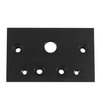 

Black Aluminum Alloy C-Beam End Mount Mounting Plate for CNC Router Linear Rail System for 3D Printer Parts Accessories