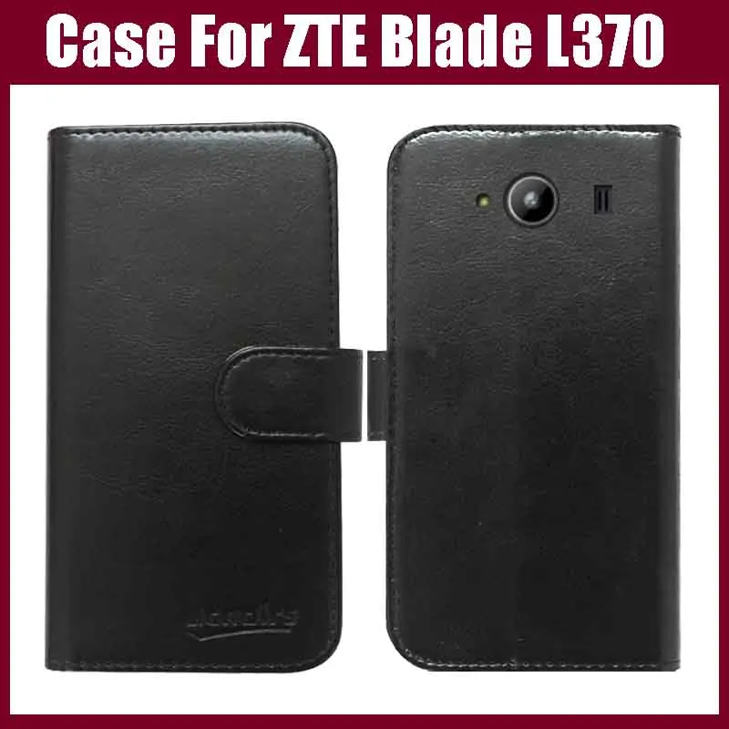 

ZTE Blade L370 Case New Arrival 6 Colors High Quality Flip Leather Protective Cover For ZTE Blade L370 Case