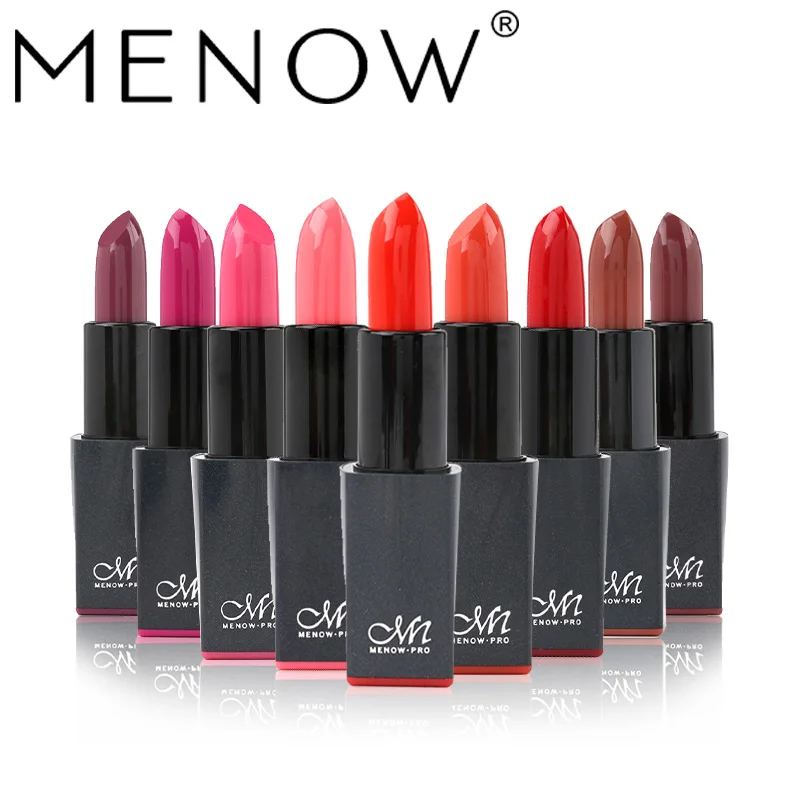 

Menow Brand High-Grade Magnets Magnet Matte lipstick 24 colors solid color lipstick lasting Waterproof Lip Cosmetics L16002