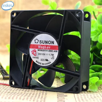 

ME80251V1-000C-A99 DC 12V 1.7W 0.14A 3300RPM 8025 8CM 80*80*25mm Hydraulic Bearing Silent Cooling Fan