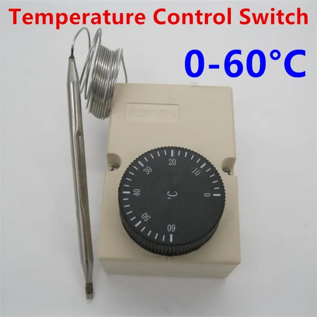 AC220V 0 60C temperature Control switch thermostat temperature
