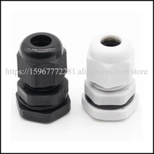 Кабельный соединитель PG9 4-8 мм PA нейлон сальник охраны окружающей среды водонепроницаемый пластиковая фиксированная насадка с изоляцией