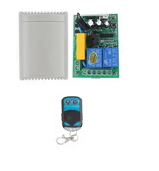 

AC 220V 10A 2CH RF Wireless Remote Control Switch Receiver Module Transmitter For Intelligent Home 315mhz 433mhz