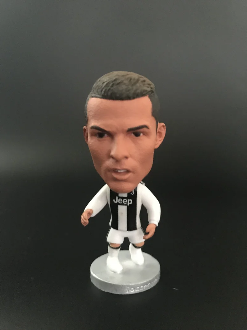 Cristiano Ronaldo Action Figure - Newest Collection Turin Cristiano RonalDo Dybala ManDzukic MoDel Action Figure Jersey Football Star Soccer Game
