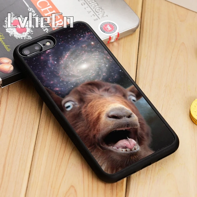 LvheCn чехол для телефона с козой мемом iPhone 5 6 s 7 8 plus 11 12 Pro X XR XS Max Samsung Galaxy S6 S7 edge S8 S9 S10 |