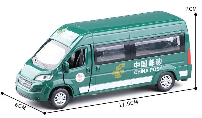 Goedkoop Hoge Simulatie 132 Ford TRANSIT Vans Legering Model Auto Metalen Diecasts Toy Voertuigen Met Pull Back Knipperende Muzikale Gratis Verzending