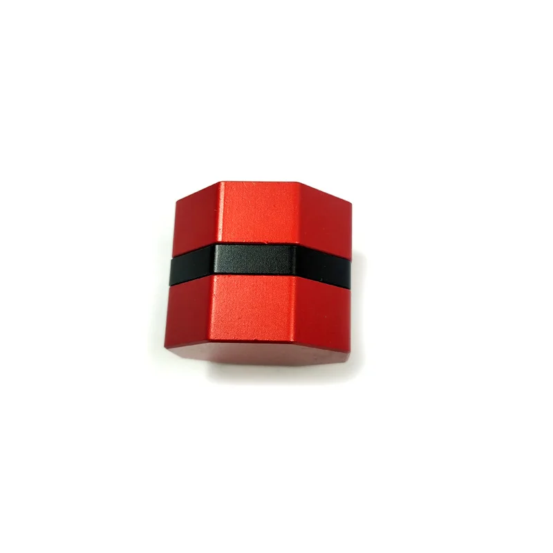 red with black