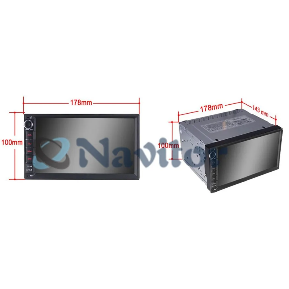 Perfect Universal Car DVD Player Android 8.1 4 Core 2 Din Car Radio for Nissan Juke Qashqai X-trail Note Almera Primera with GPS no dvd 4