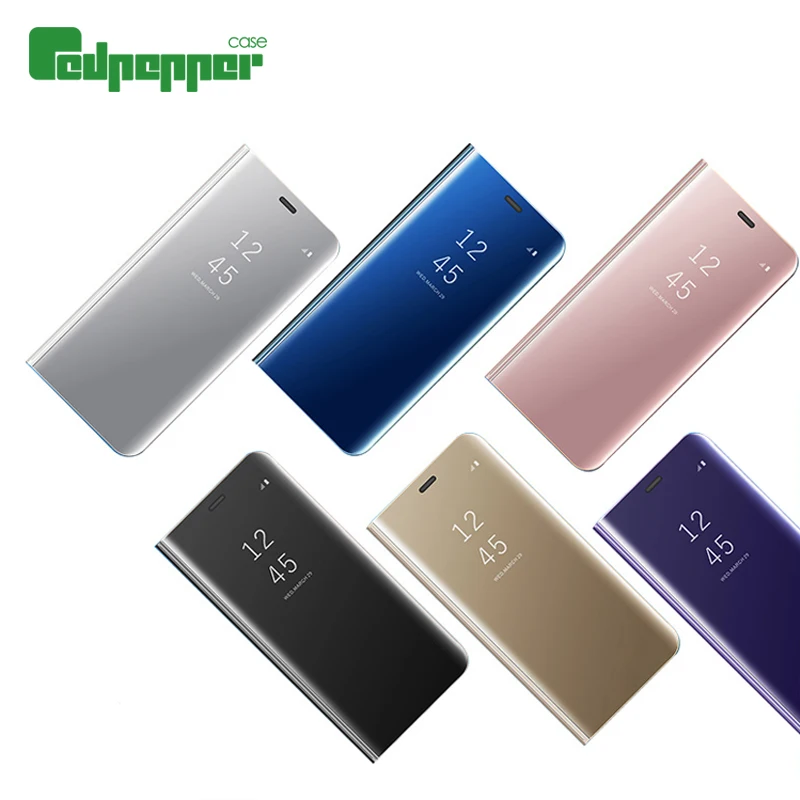 360 Smart Mirror Flip Case for Samsung Galaxy Smartphones