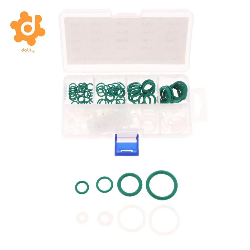 120 Pieces Universal Car Rubber O Rings Tap Washers Gasket Sealing 8 Sizes