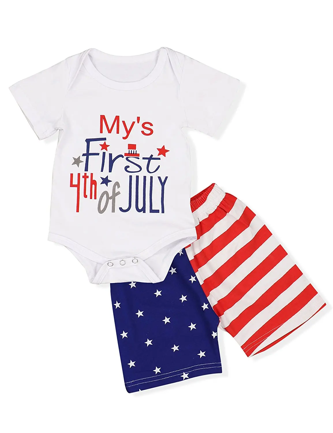 baby boy first 4th of july outfit