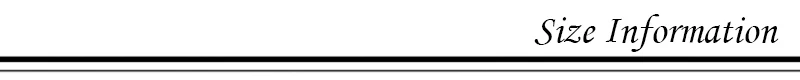 Size information