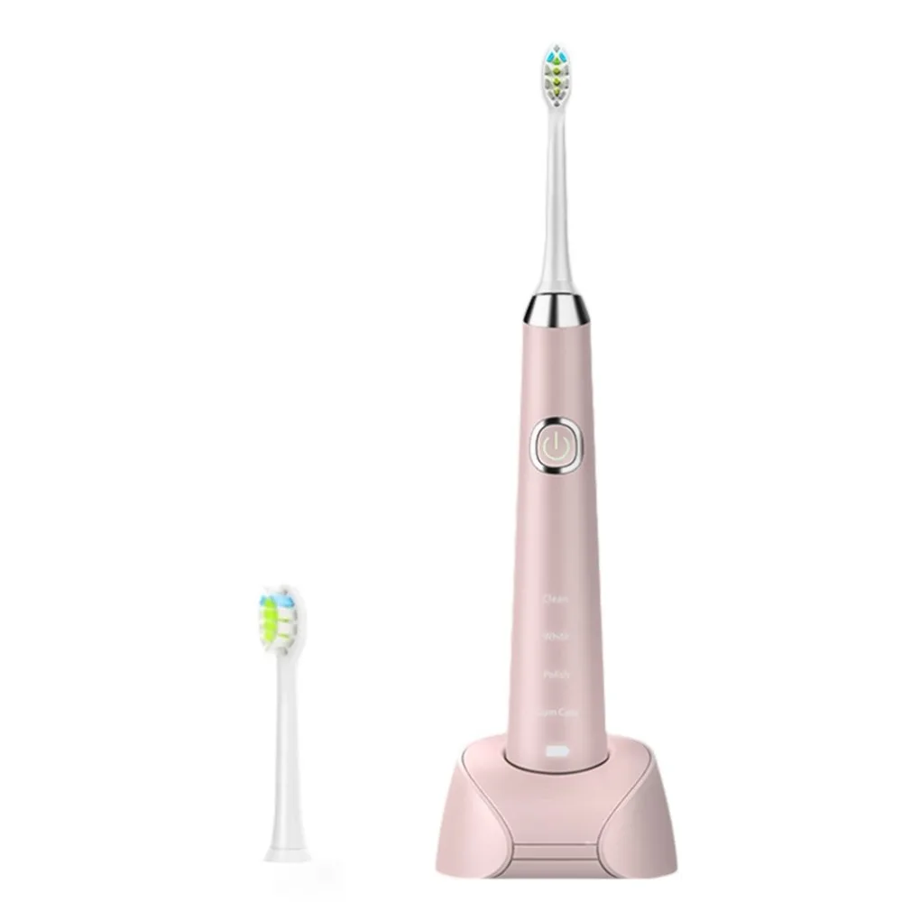 

Portable Intelligent Automatic Sonic Electric Toothbrush 4 Modes Super Soft Teeth Whitening for Adult Oral Hygiene Clean