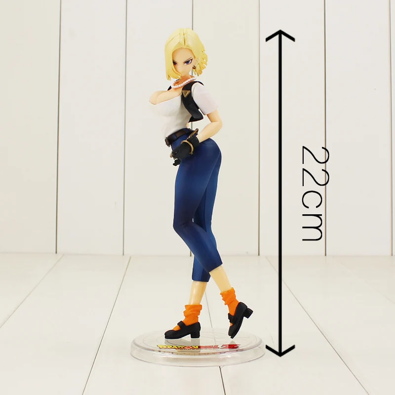 Anime Sexy Girls Dragon Ball Z Android 18 Pvc Action Figure Lazuli